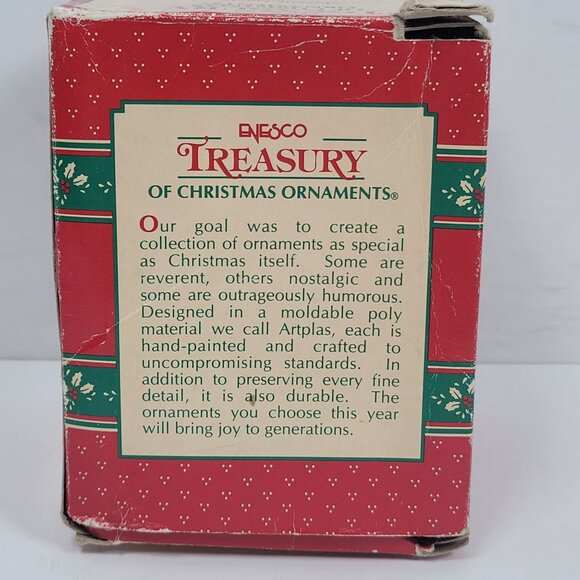 Enesco Treasury Of Christmas Ornaments "Joyeux Noel" Holiday Cheers - Picture 3 of 10